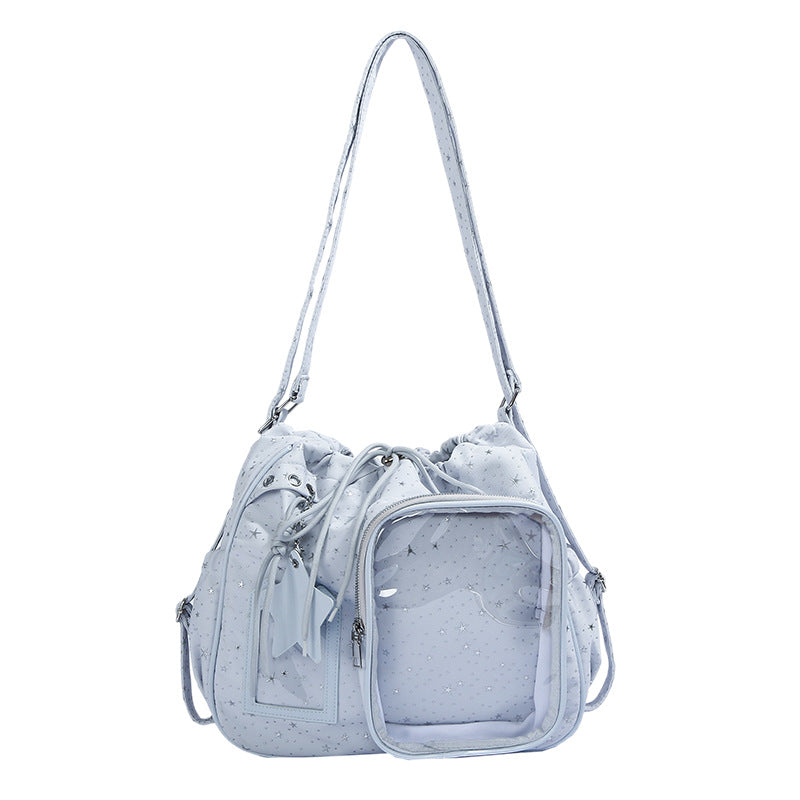Stylische Mehrfach-Taschen Zugband Tragetasche Karnz