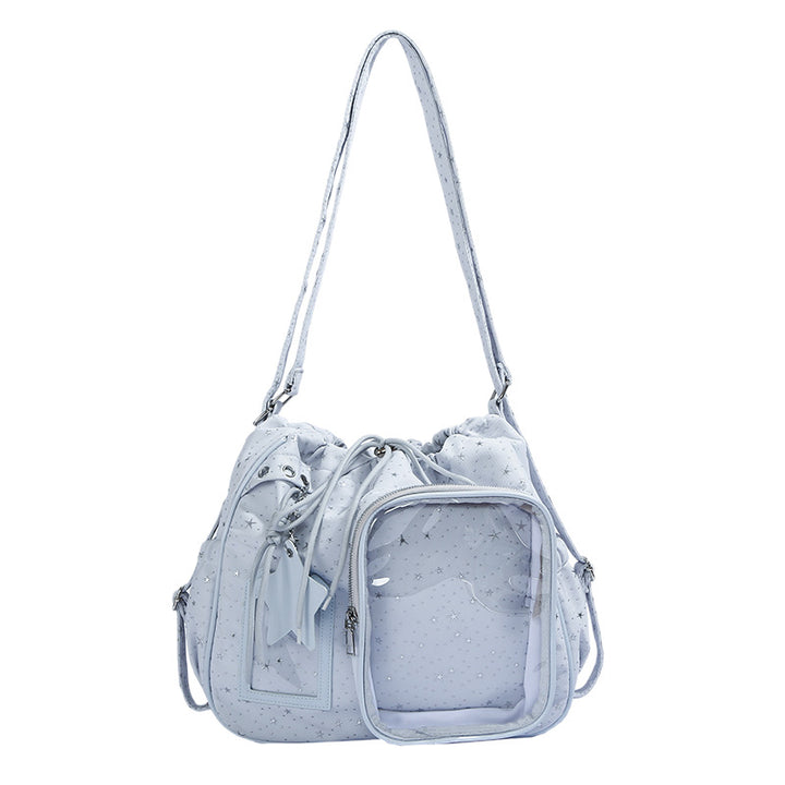 Stylische Mehrfach-Taschen Zugband Tragetasche Karnz