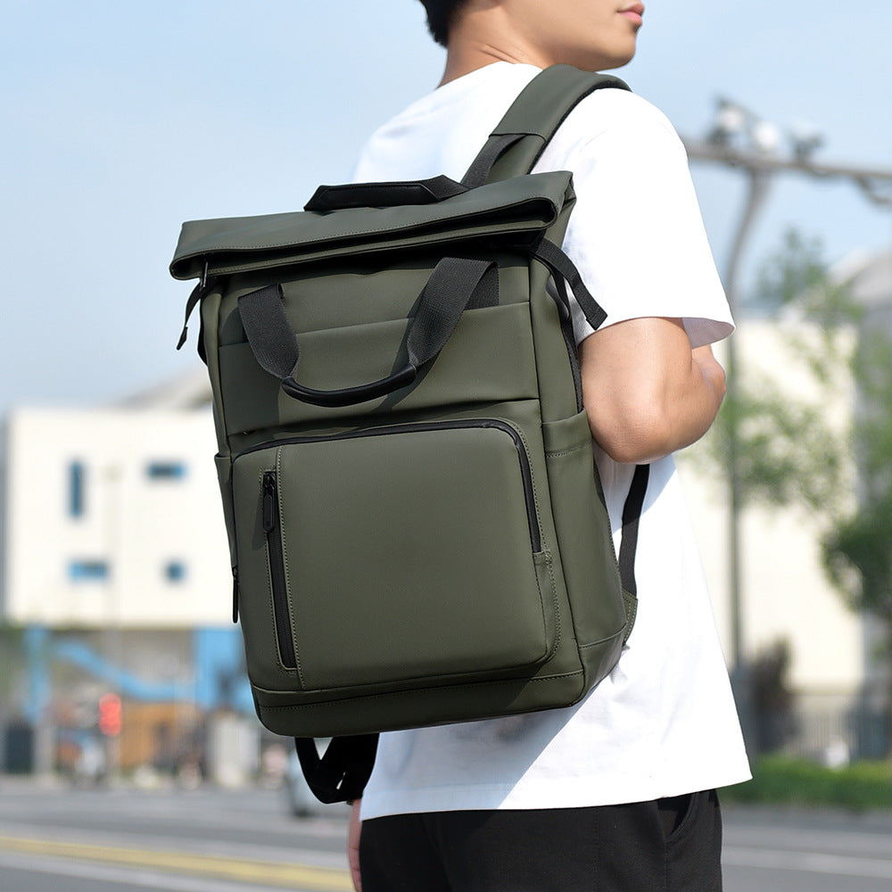 Multi-Taschen wasserdichter Roll-Top Rucksack Karnz