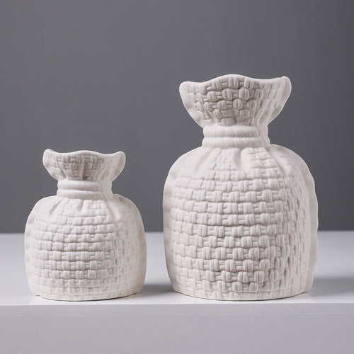 Geflochtene Textur Keramikvase Karnz