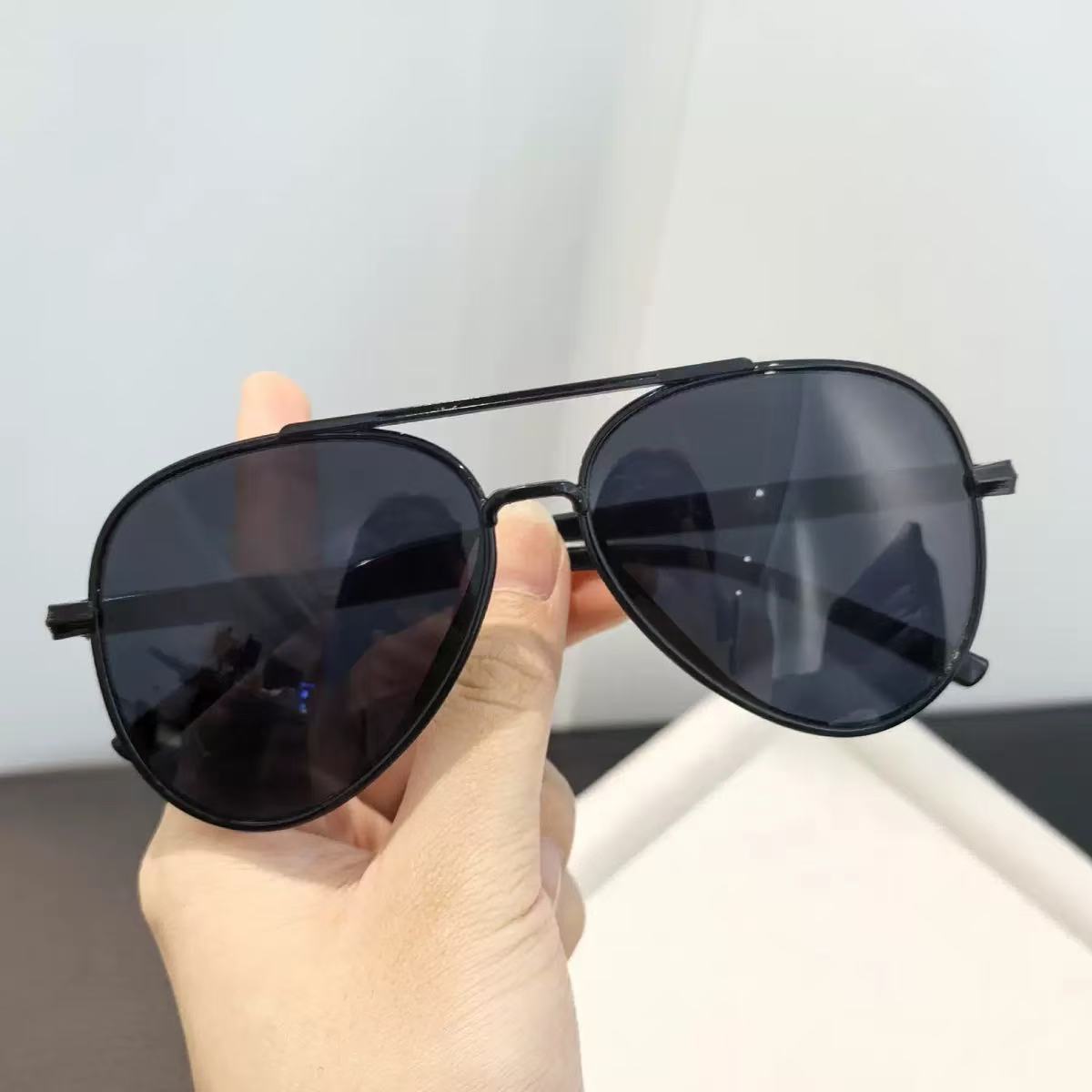 Damen trendige Piloten-Sonnenbrille Karnz