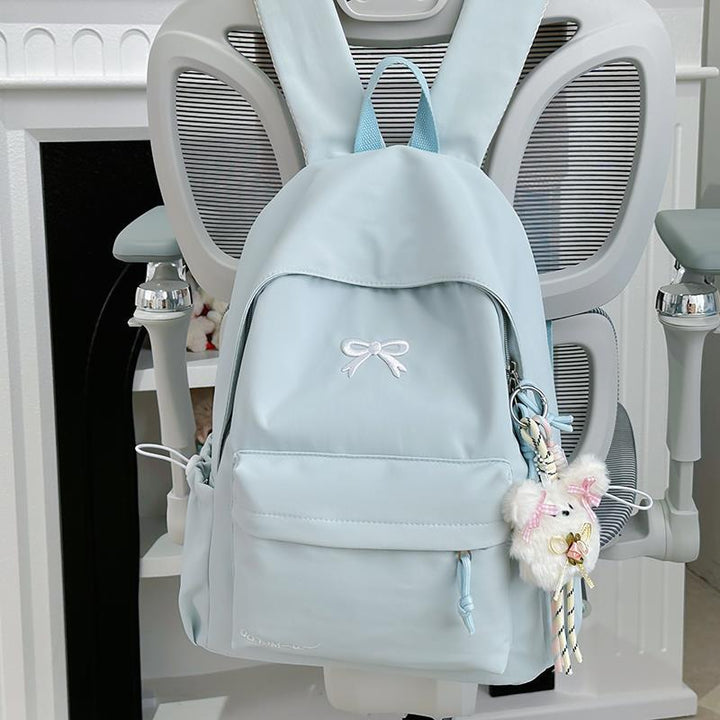 Lässiger Rucksack mit Schleifenverzierung