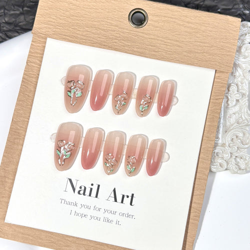 Dekorativer Artisan Press-On Nagelset