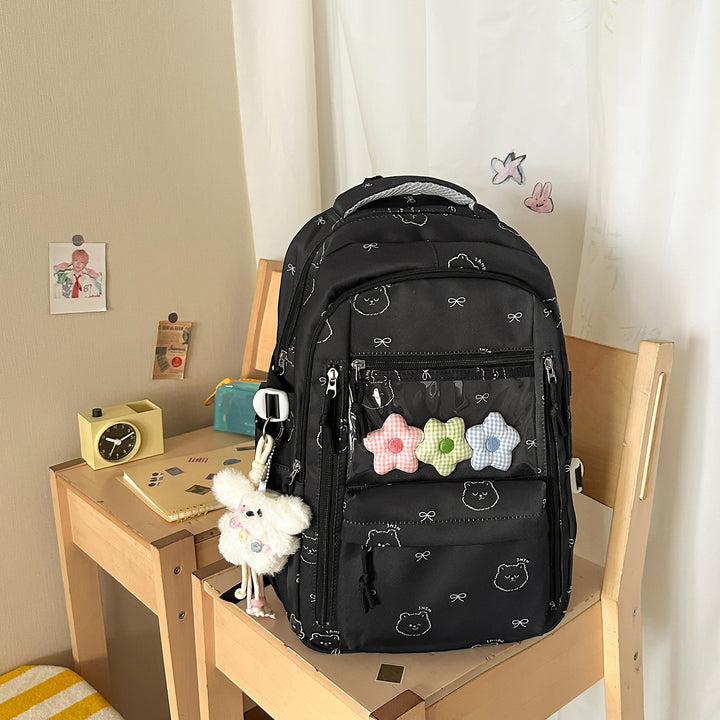 Niedlicher Cartoon-Printed Rucksack Karnz
