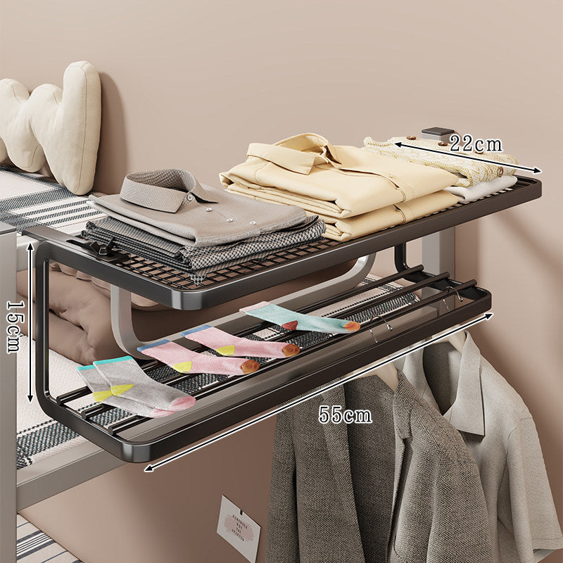 Über-Schienen-Bettgestell Zigzag Multi-Hängeregal Kleiderorganisator