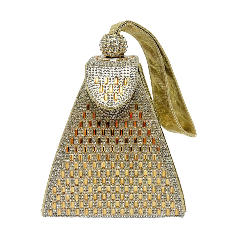 Geometrische Rhinestone Abendtasche