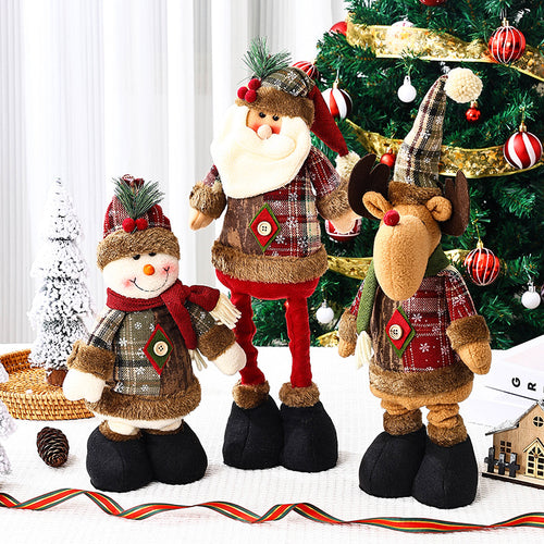 Niedliche Weihnachtsdekorationsfigur im Rentier-Look Karnz