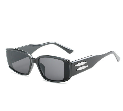 Damen futuristische Sonnenbrille mit schmalem Rahmen und hochwertigem UV-Schutz Karnz