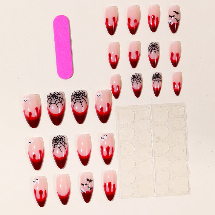 Gothic-Themed Bloody Nail Art Extensions Karnz