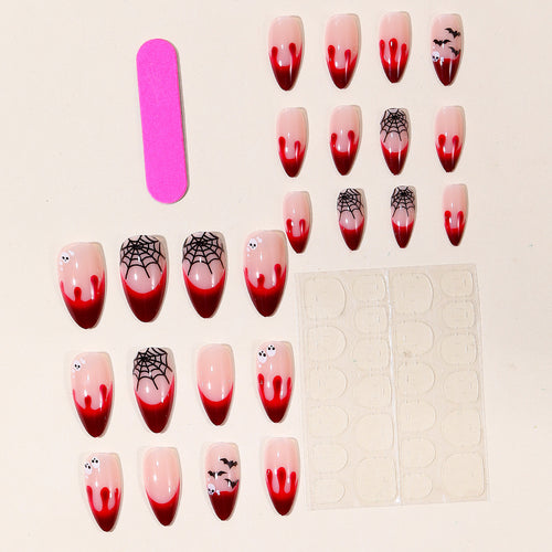 Gothic-Themed Bloody Nail Art Extensions Karnz