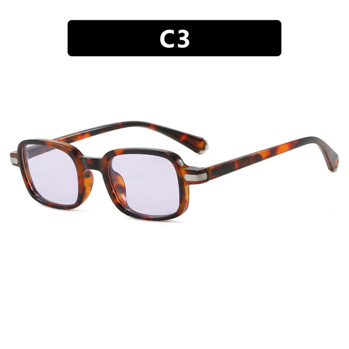 Damen modische quadratische Sonnenbrille im trendigen Schildkrötendesign Karnz