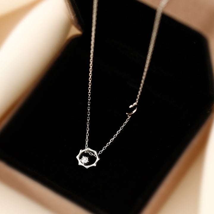 Elegantes geometrisches Anhänger-Halsband Karnz