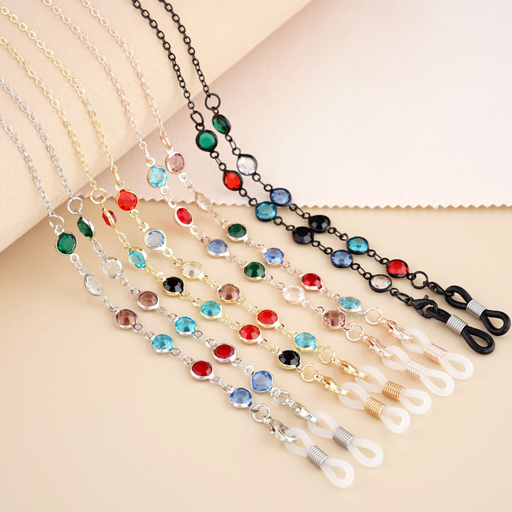Bunte Dekorative Brillen Kette Karnz