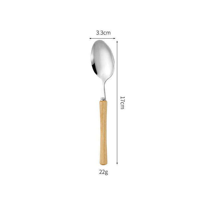 Eleganter Esslöffel mit Ergonomischem Holzgriff Karnz