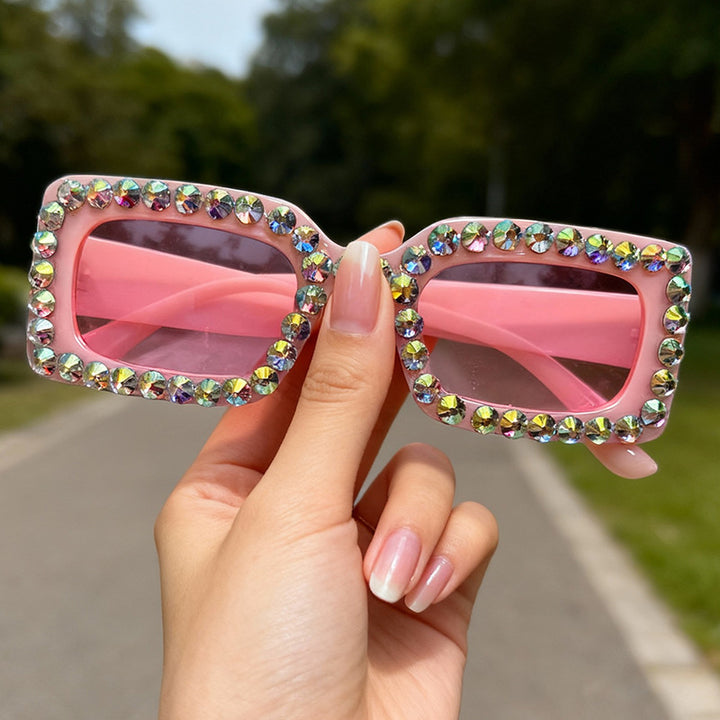 Dekorativer mit Strass besetzter Sonnenbrille Karnz