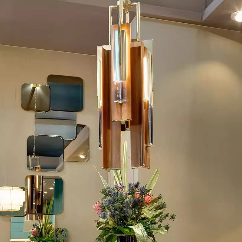 Moderne geometrische Wandleuchte