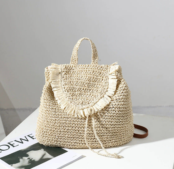 Damen Handgeknüpfte Freizeit-Rucksacktasche Karnz