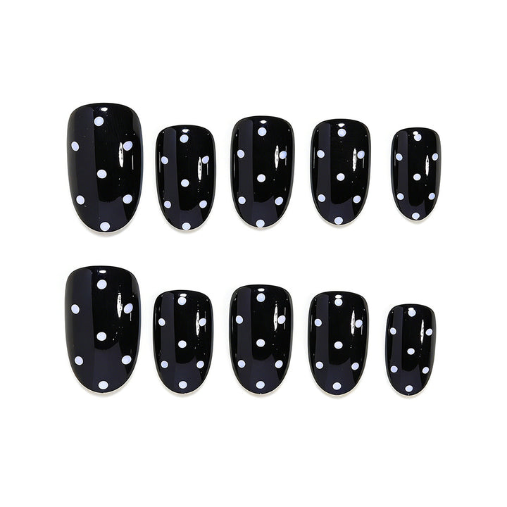 Polka Dot Press-On Nail Set Karnz