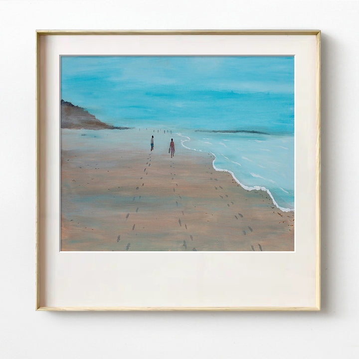 Geteilte Küstenlandschaft Wandkunst