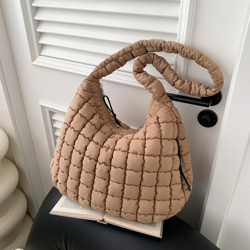 Gepolsterte Lässige Hobo-Tasche
