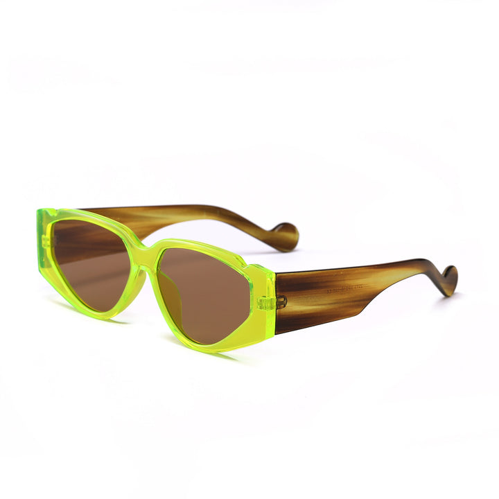 Damen Fashion-Sonnenbrille mit innovativem Rahmen und schützendem UV-Schutz Karnz