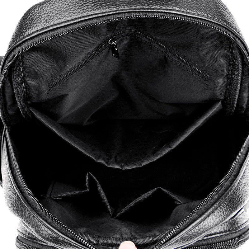 Modischer Leder Rucksack Karnz