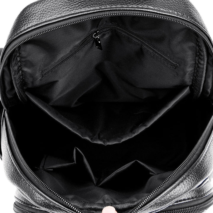 Modischer Leder Rucksack Karnz