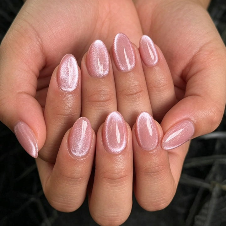 Künstlerisches Press-On-Nagelset mit himmlischem Design Karnz