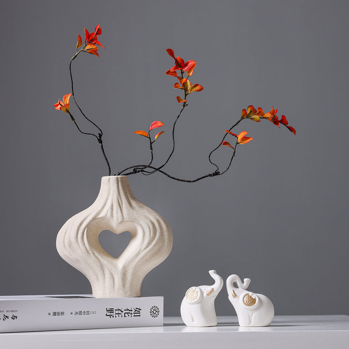 Künstlerische Herzförmige Dekorative Vase