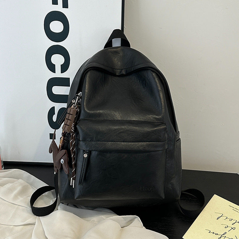 Elegante lässige Leder-Rucksack