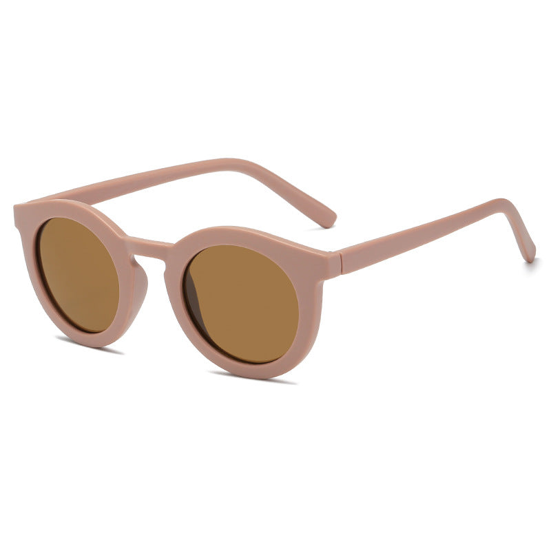 Damen runde Sonnenbrille mit modischem Design und UV-Schutz Karnz