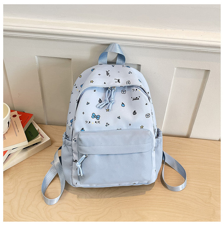 Niedlicher Alltagsrucksack mit Aufgestickten Schleifen Karnz