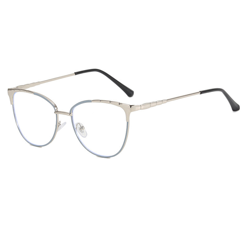 Damen Cat-Eye Brille mit feinen Metallakzenten Karnz