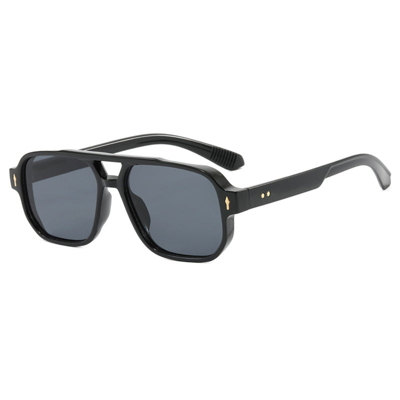 Damen modische quadratische Sonnenbrille mit luxuriösen Details Karnz