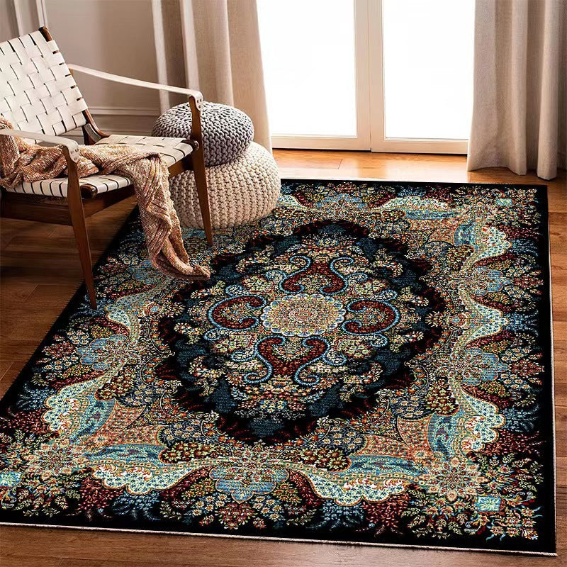 Vintage-inspirierter floraler Teppich