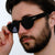Damen modische Sonnenbrille mit unikatem Design und polarisierenden Gläsern Karnz
