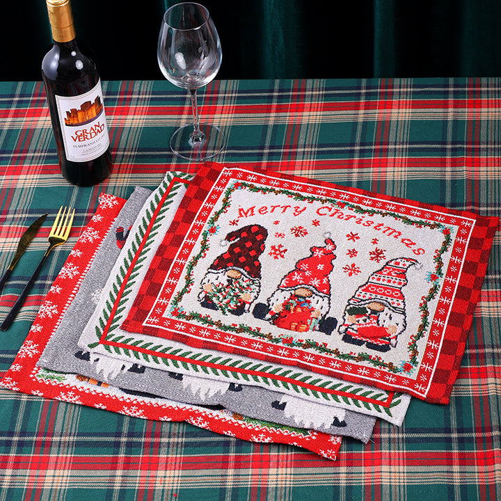 Festliche Tischdecke mit Weihnachtsmuster Karnz
