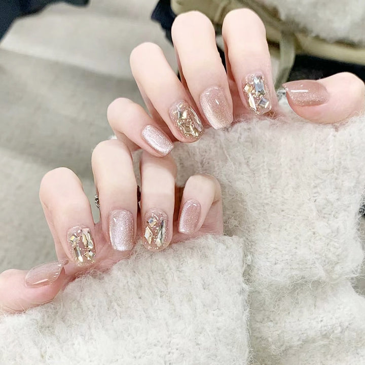 Chic Dekorative Druck-Nagelspitzen Karnz