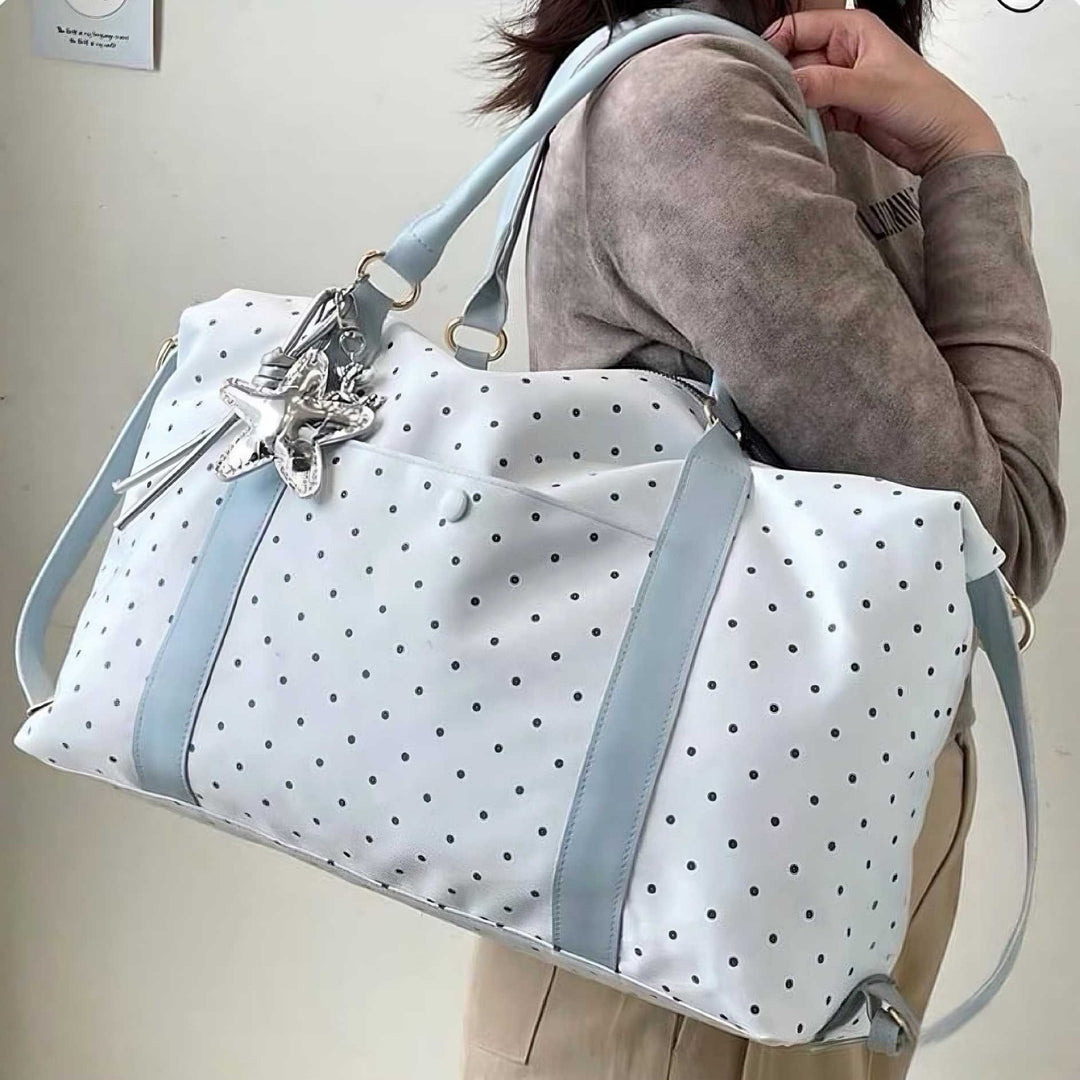 Stylische gepunktete Reis-Duffle-Tasche Karnz