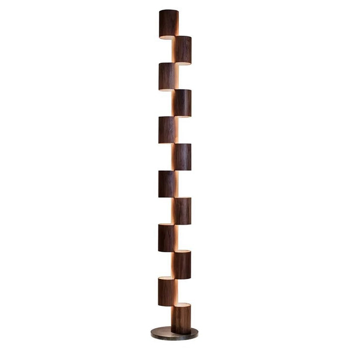 Skulpturale Säulen Stehlampe