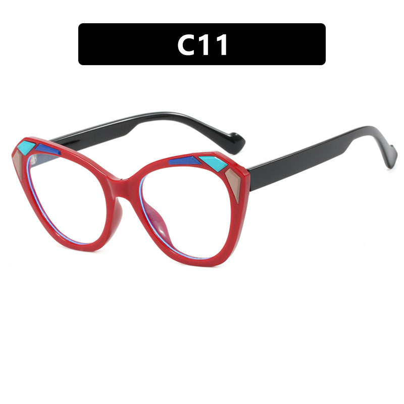 Damen Katzenaugen-Sonnenbrille mit modischen Details Karnz