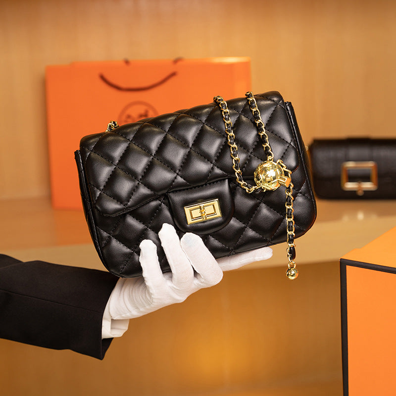 Elegante gesteppt Mini Umhängetasche