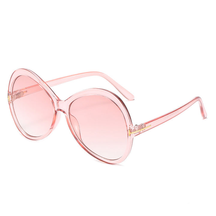 Modebewusste Übergroße Schmetterlingssonnenbrille Karnz
