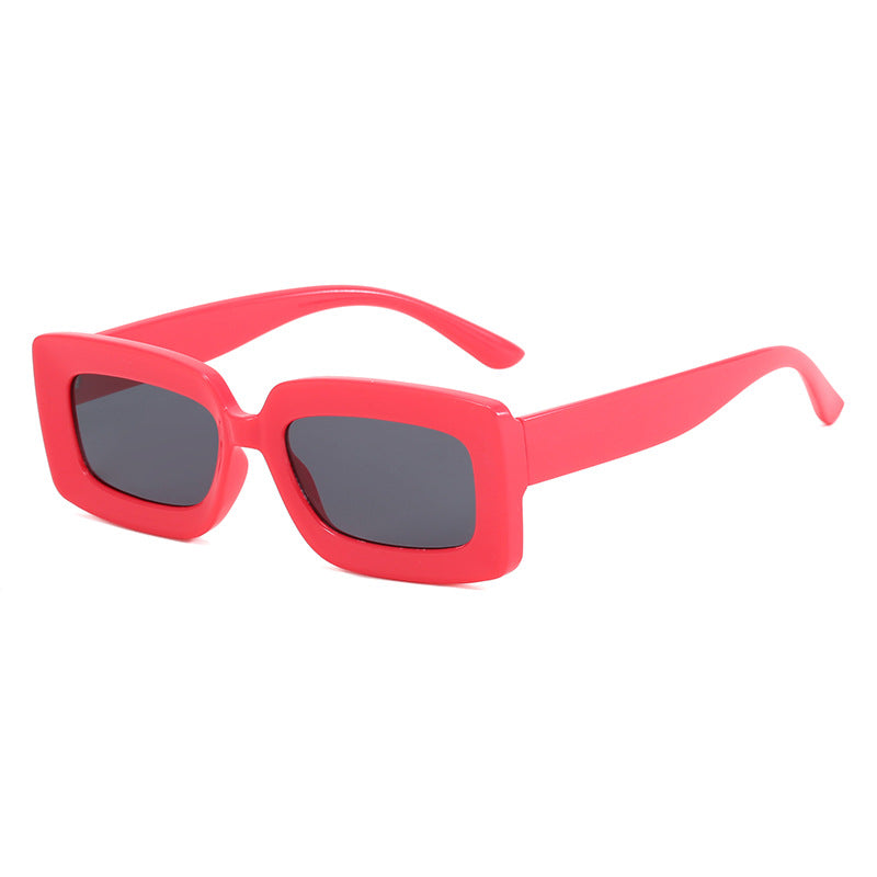 Damen futuristische Quadratische Sonnenbrille Karnz