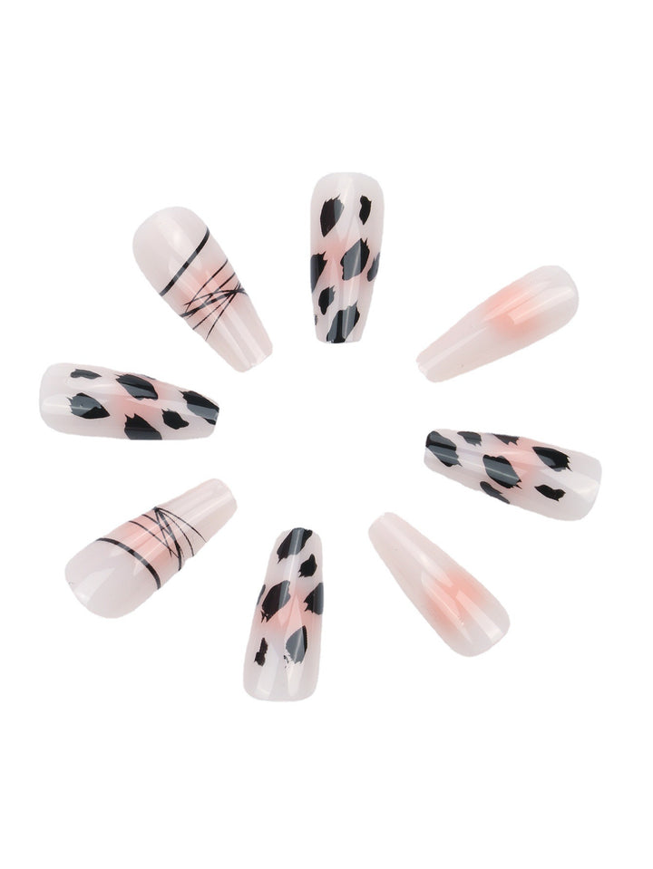 Künstlerische abstrakte Nail Art Karnz