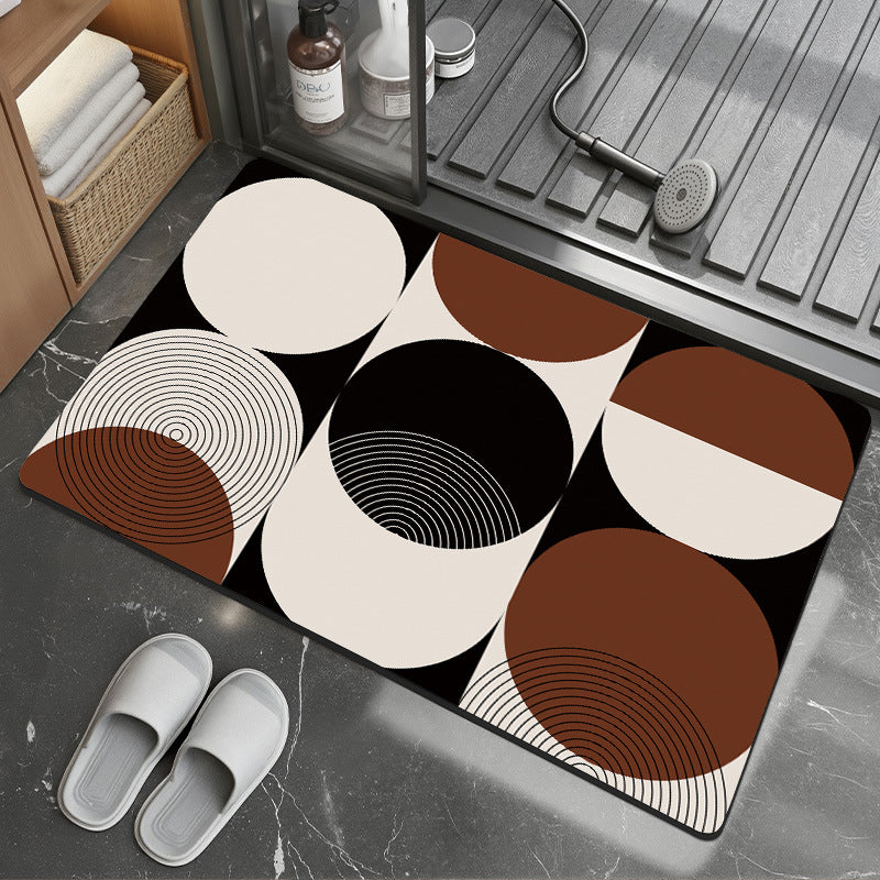 Modern Abstract Badmat Karnz