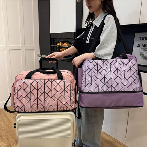 Reflektierendes Muster Reise-Duffle-Bag