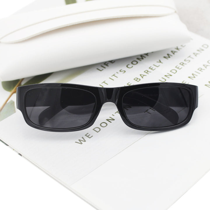 Damen modische Sonnenbrille im stylischen Rechteckdesign Karnz