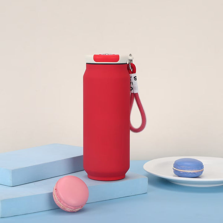 Damen isolierte Wasserflasche mit praktischem Tragegriff Karnz
