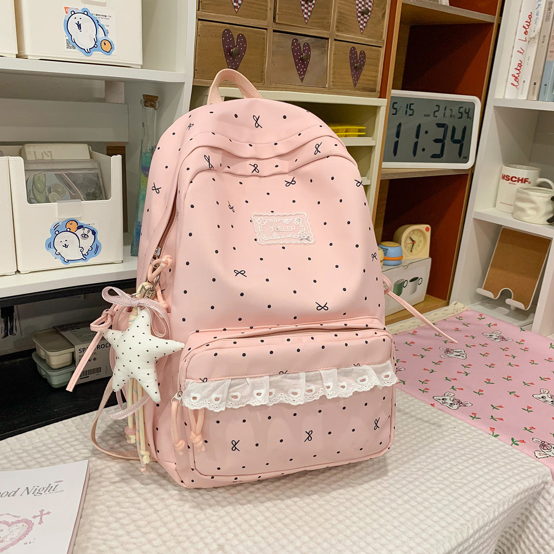 Adorable Polka Dot Rucksack Karnz